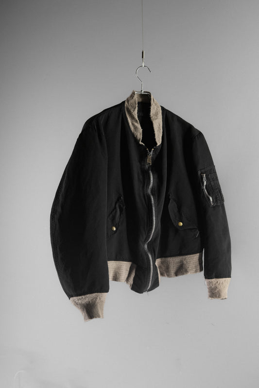 Anytee 1990s - Overdyed Shrink Alpha MA-1 Bomber