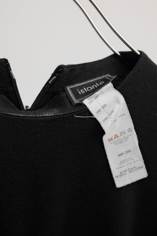 Istante by Versace 1998 - Gathered Wool Cut & Sew