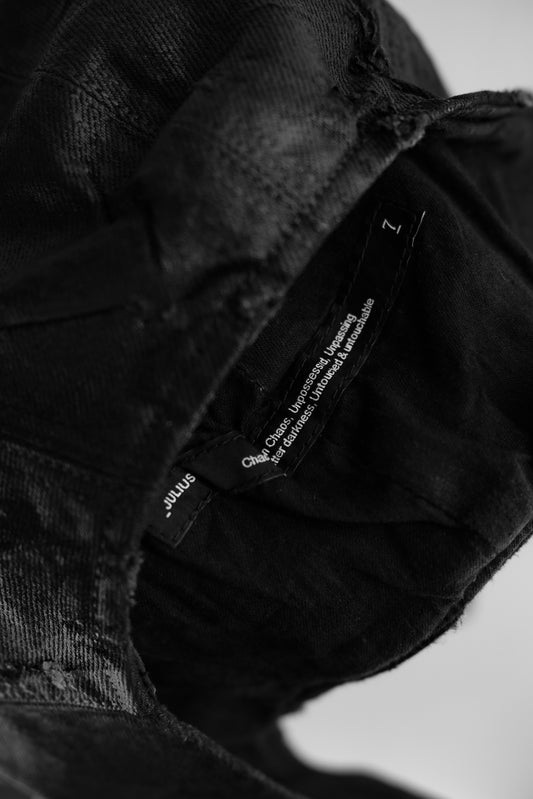 Julius F/W2025 - Coated 12oz Denim Flight Cap