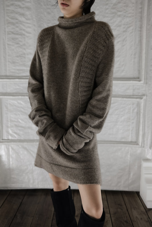 Rick Owens F/W2016 "MASTODON" - Yak Mock Neck Sweater