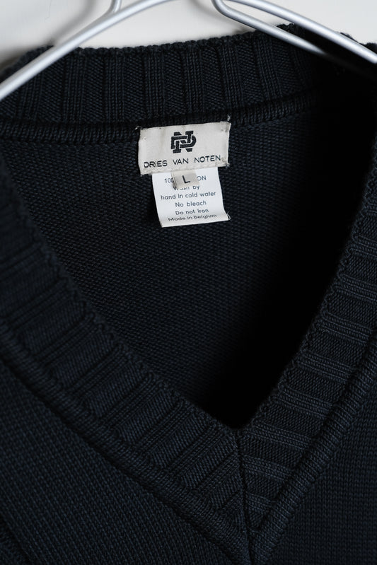 Dries Van Noten 1980-1990s - Cable Knit Sweater