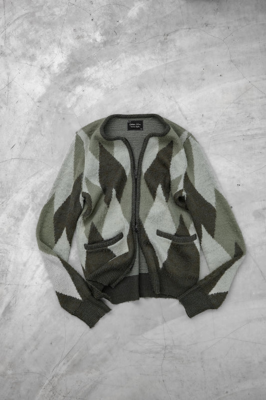 Number (N)ine F/W2008 “My Own Private Portland” - Argyle Zip Cardigan