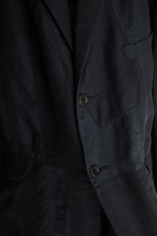 ZIGGY CHEN S/S2016 - Linen Patchwork Coat