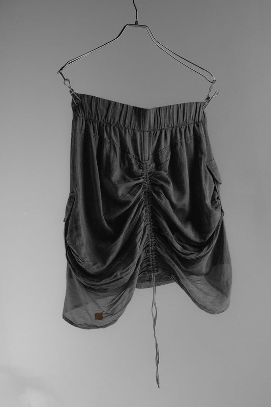 HUGO BOSS 2000s - Twist Drawstring Skirt