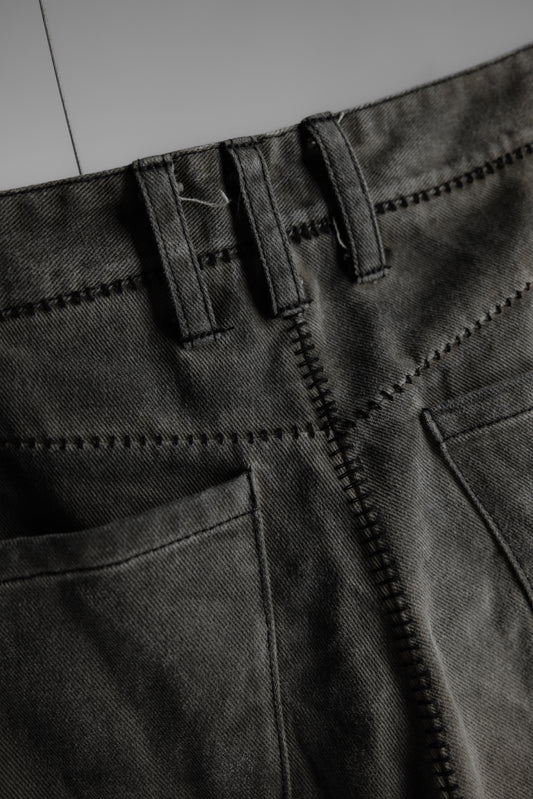 MARCEL EVERETTE - Overlock J-Cut Denim Pants