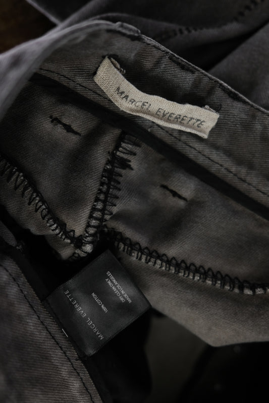 MARCEL EVERETTE - Overlock J-Cut Denim Pants