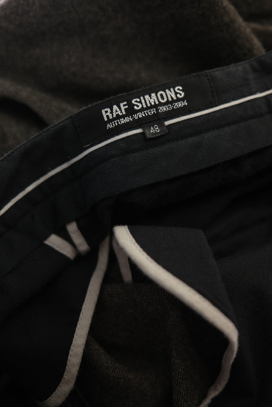 RAF SIMONS F/W2003 "Closer" - Brushed Wool Pants