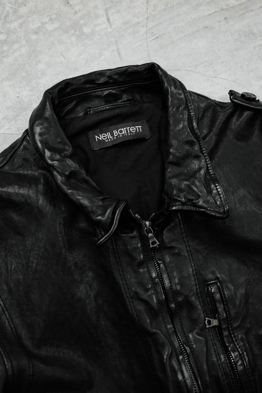 Neil Barrett 2000s - Buffalo Leather Blouson