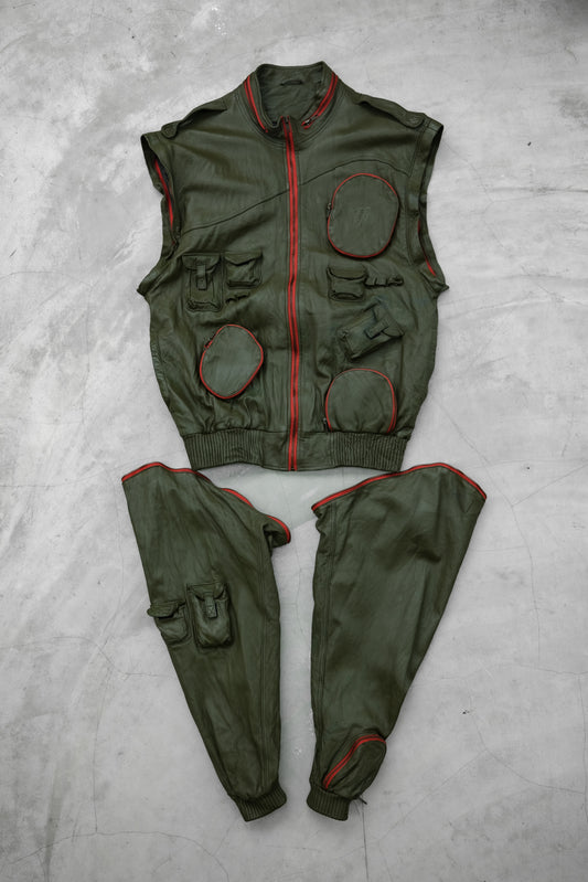 Omavi Den em jenz 2000s - Multi Pocket Cargo Bomber Jacket