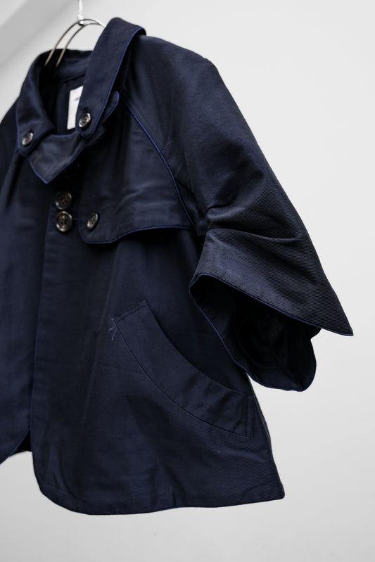 Undercover S/S2008 “SUMMER MADNESS” Silk / Poly Cropped Shirt Jacket