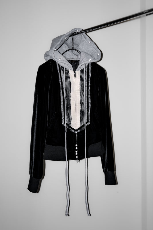 Ato Matsumoto A/W2006 - Velvet Zip Hood Jacket
