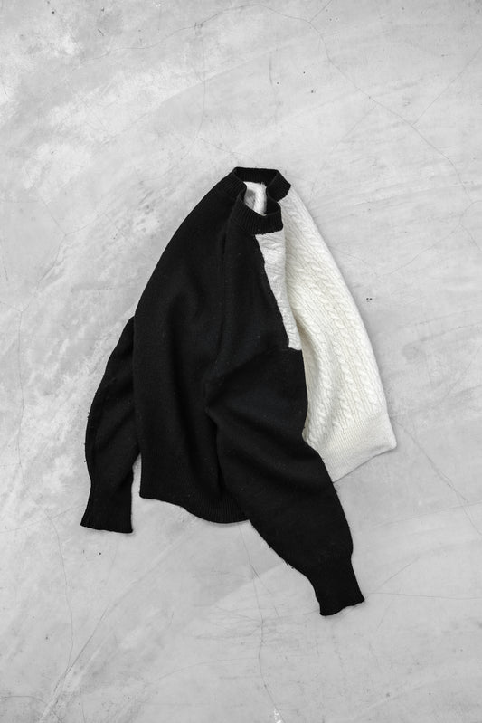 COMME des GARÇONS HOMME AD1995 by Keiichi Tanaka - Cable Knit Sweater