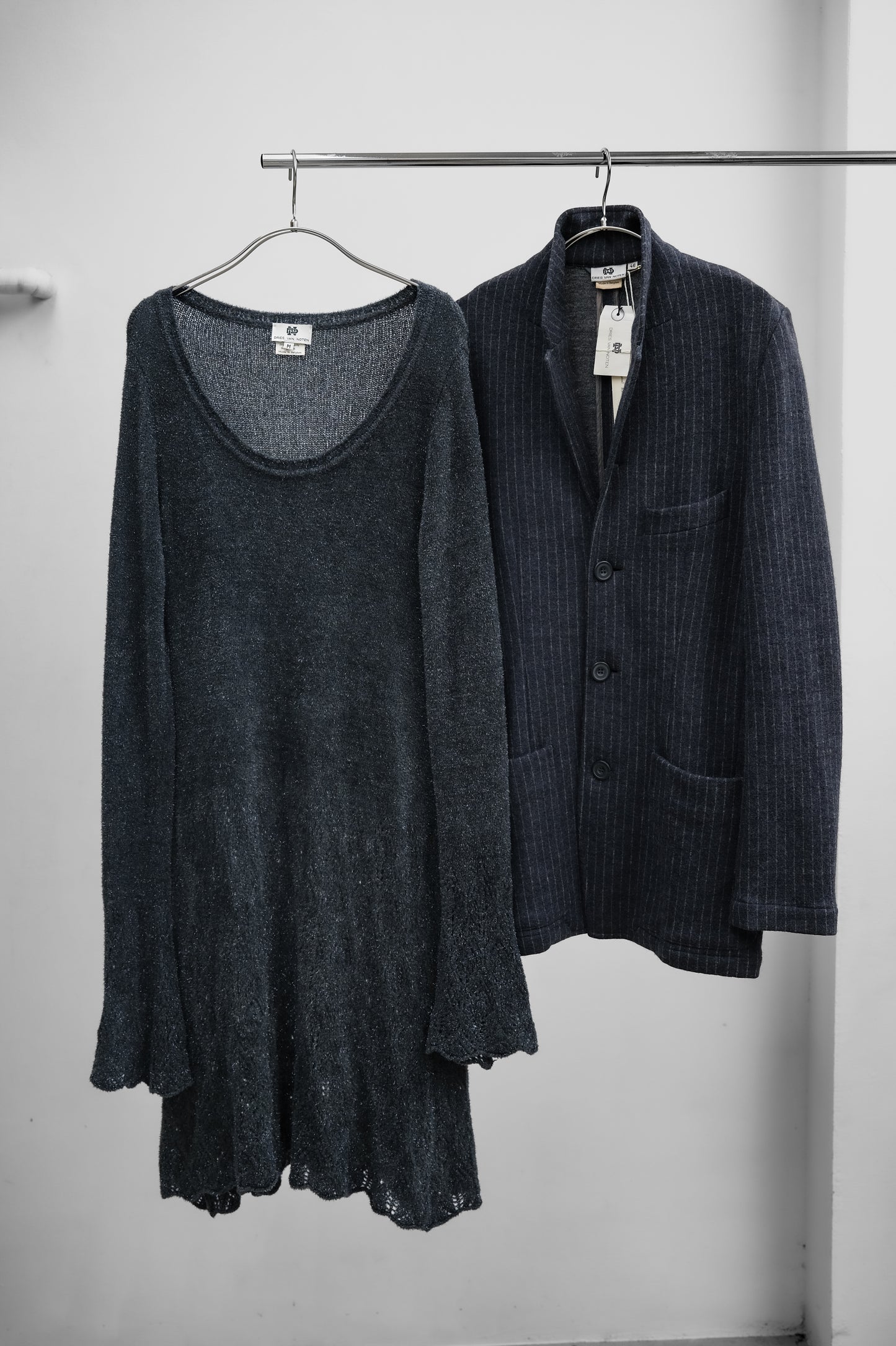 Dries Van Noten 1990s - Glitter Knit Tunic
