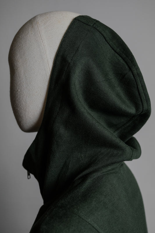 HAI SPORTING GEAR by ISSEY MIYAKE 1980s - Boxed Zip-up Hoodie