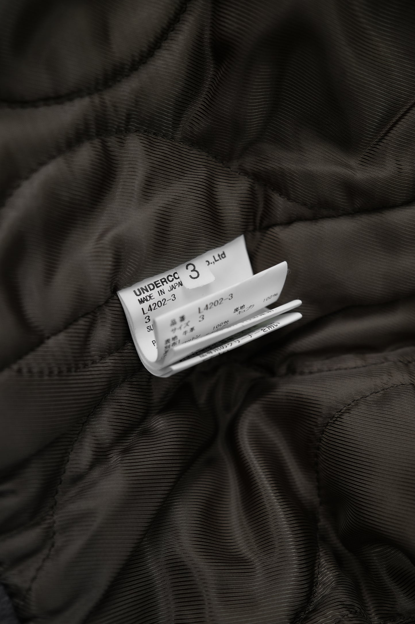 Undercover F/W2013 “Anatomicouture" - Calf Leather Double Rider Jacket