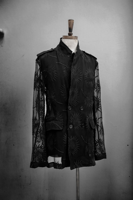 Ann Demuelemeester by Sébastien Meunier S/S2016 - Silk Blend Organza Embroidered Blazer