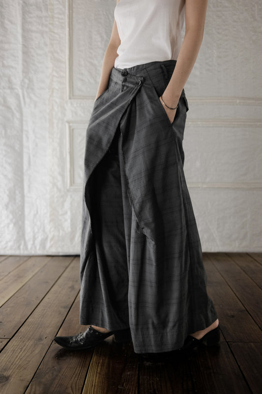 Junya Watanabe F/W1994 - Double Layered Check Wide Pants