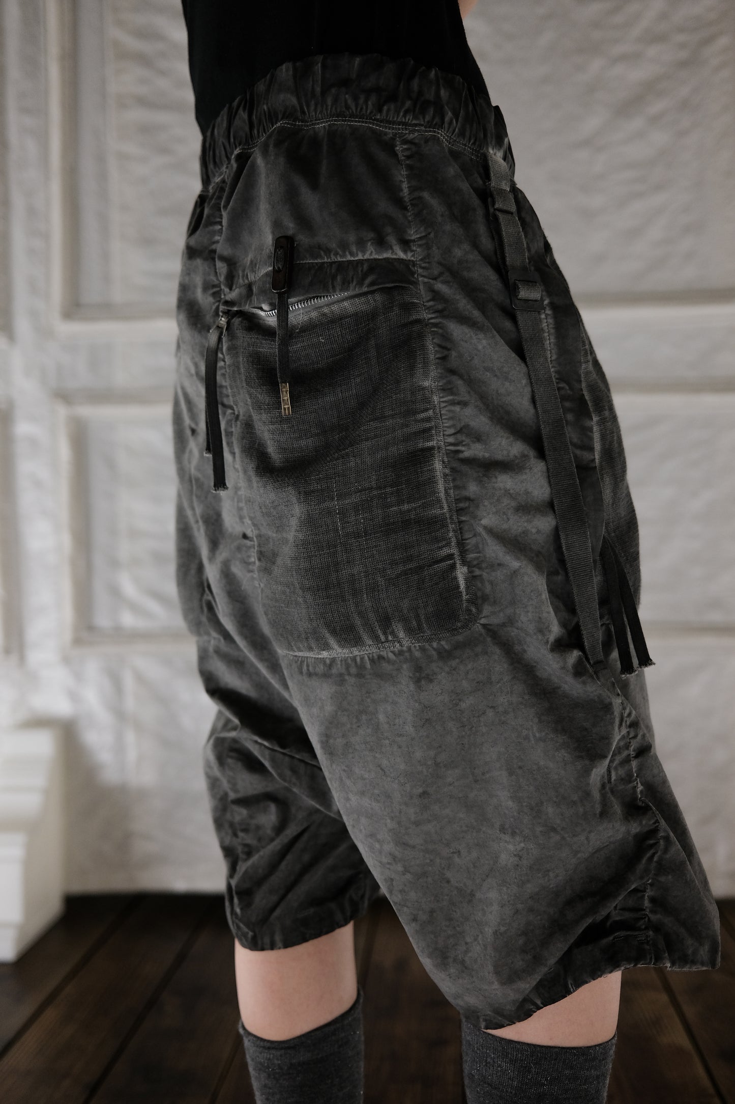 Boris Bidjan Saberi S/S2020 - P27 Cold Dyed Shorts