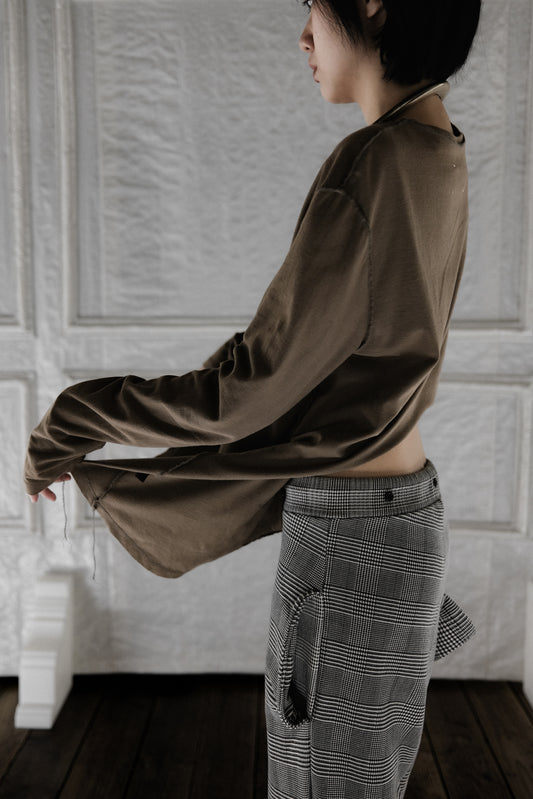 Martin Margiela S/S2003 - Inside-out Front Draped Top