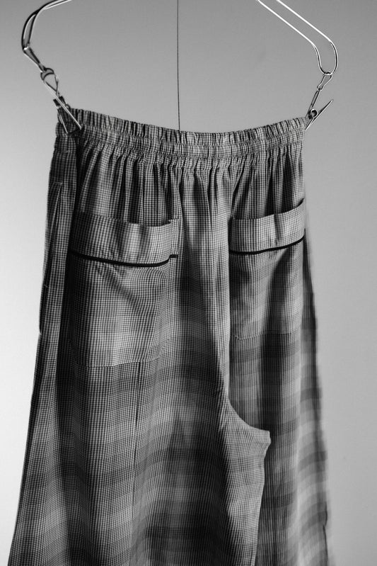 Facetasm S/S2018 - Curve Plaid Pajama Pants