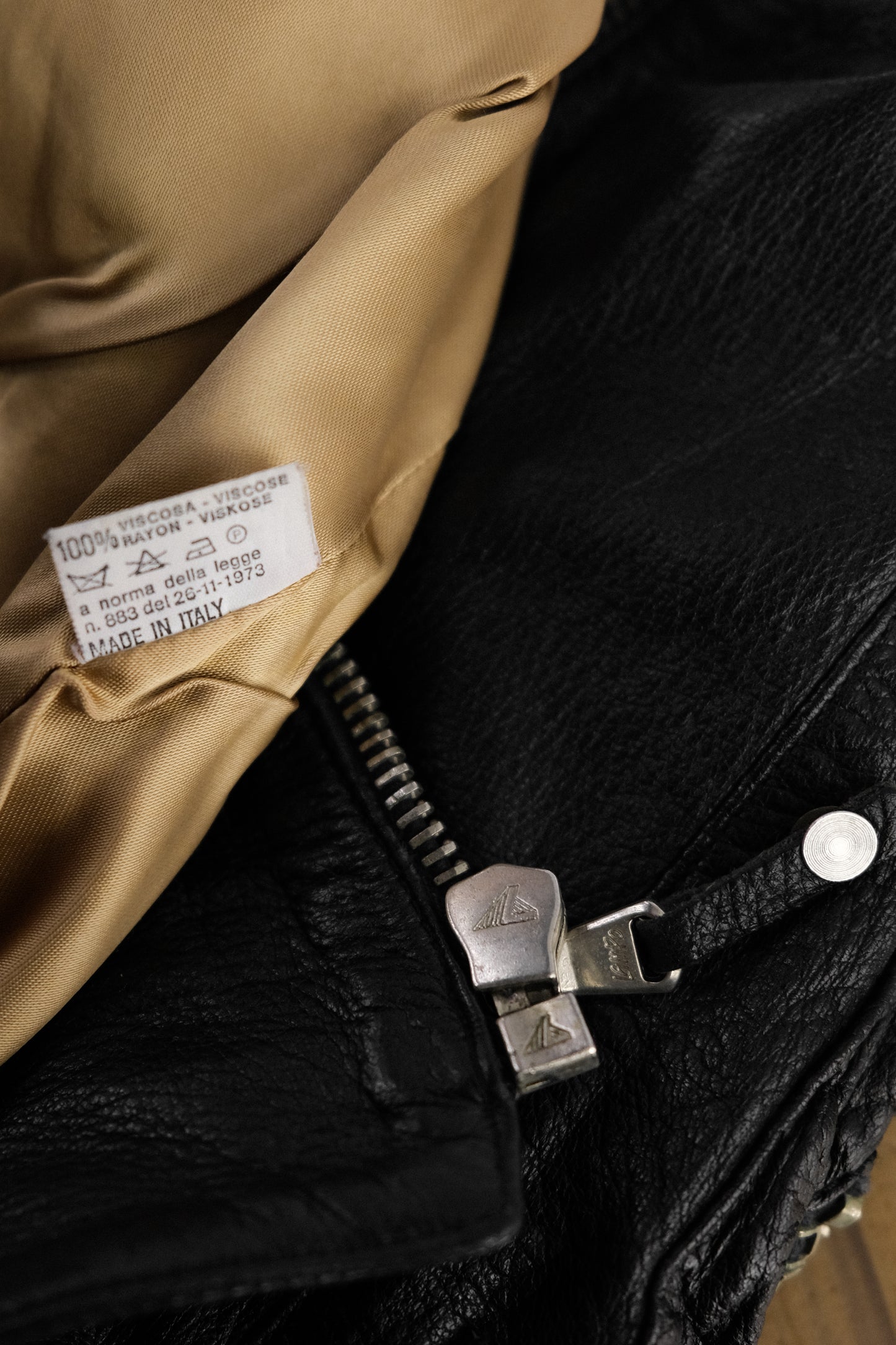 GARAGE 1980-1990s - Multi-zip Leather Vest