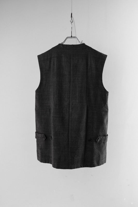Undercover S/S1998 "Wet Summer" - Wool Zip-up Vest