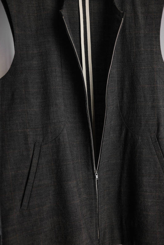 Undercover S/S1998 "Wet Summer" - Wool Zip-up Vest
