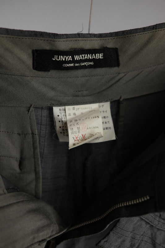 Junya Watanabe F/W1994 - Double Layered Check Wide Pants