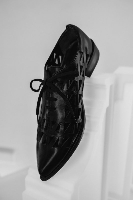 Junya Watanabe S/S2010 - Laser-cut Leather Shoes