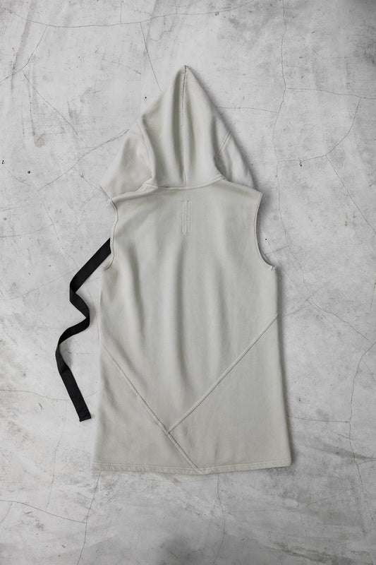 Rick Owens DRKSHDW F/W2010 - Druid Mountain Hooded Vest - Pearl