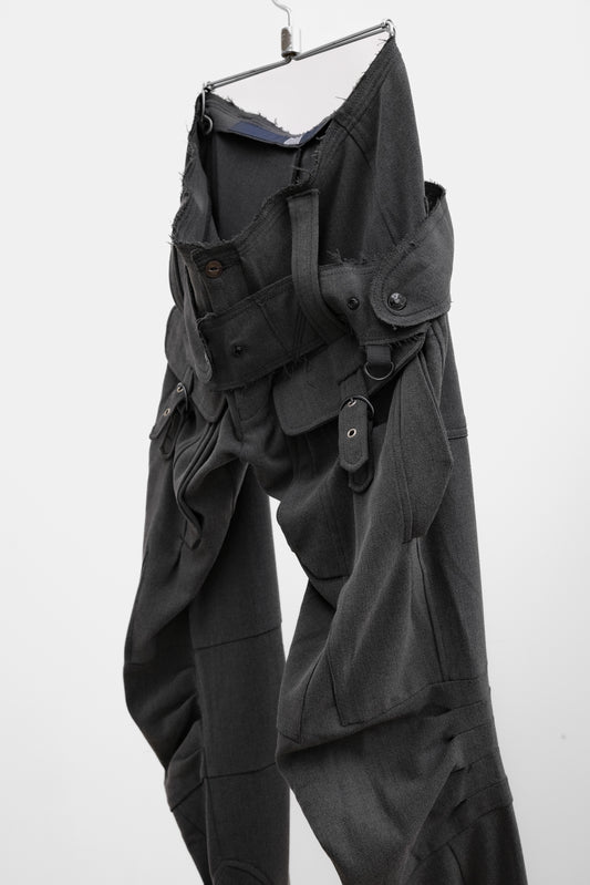 Marithé + François Girbaud Early 2000’s - 3D-Cut Bondage Cargo Pants