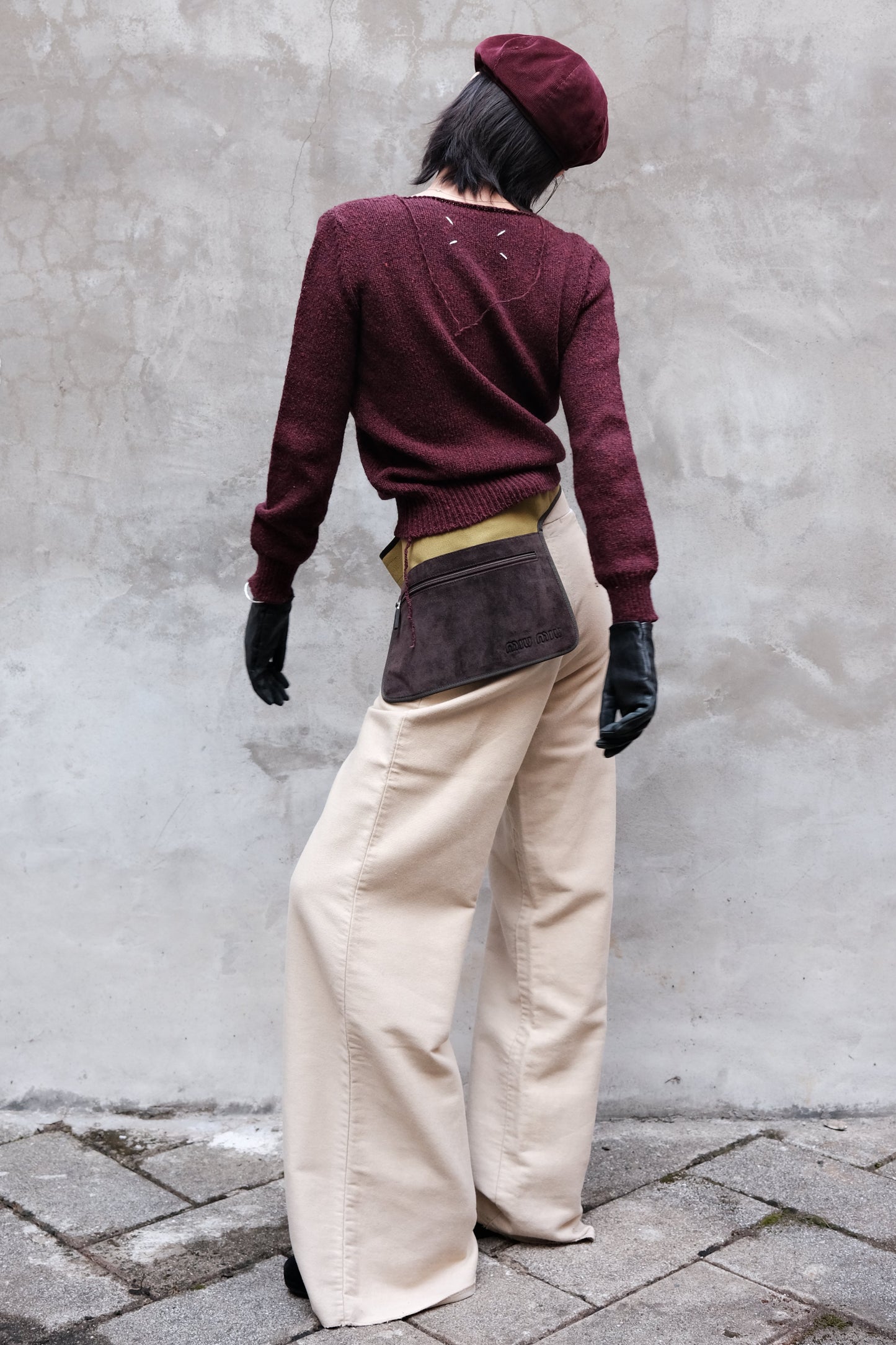 MIU MIU S/S1999 - Suede Waist Bag
