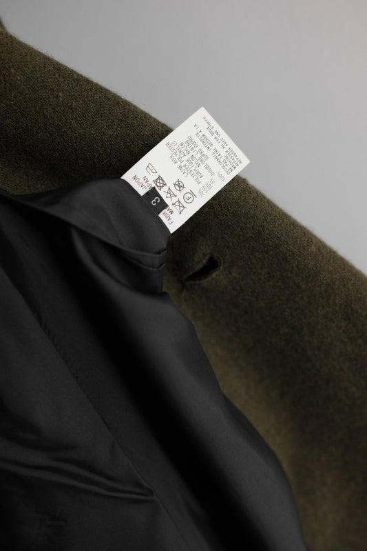 Ground Y Yohji Yamamoto F/W2018 - Wool Asymmetric jacket