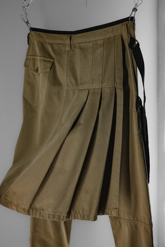 Dries Van Noten F/W2015 - Military Wrap Skirt Pants