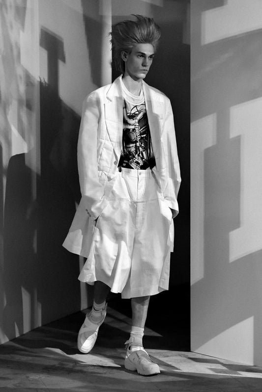 COMME des GARÇONS HOMME PLUS S/S2021 “Metal Outlaw” - Layered Printed Tee