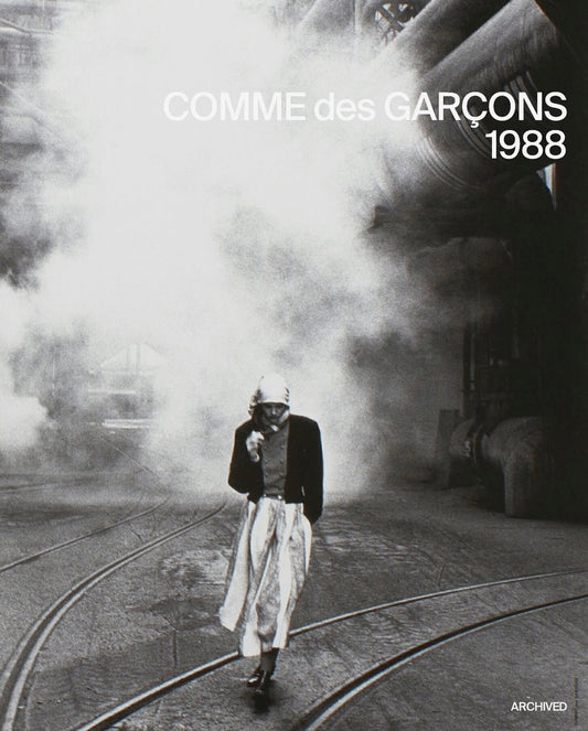 COMME des GARÇONS F/W1988 “Red Is Black” - Chain-Button Wool Bolero Jacket