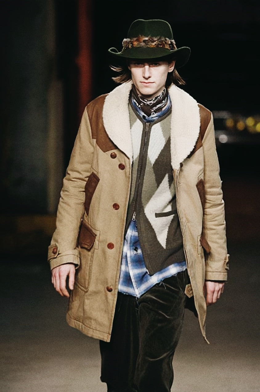 Number (N)ine F/W2008 “My Own Private Portland” - Argyle Zip Cardigan