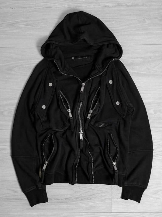 DSQUARED² F/W2004 - Cargo Zip-up Hoodie