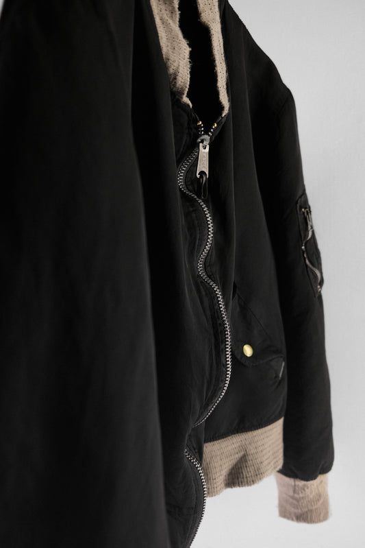 Anytee 1990s - Overdyed Shrink Alpha MA-1 Bomber