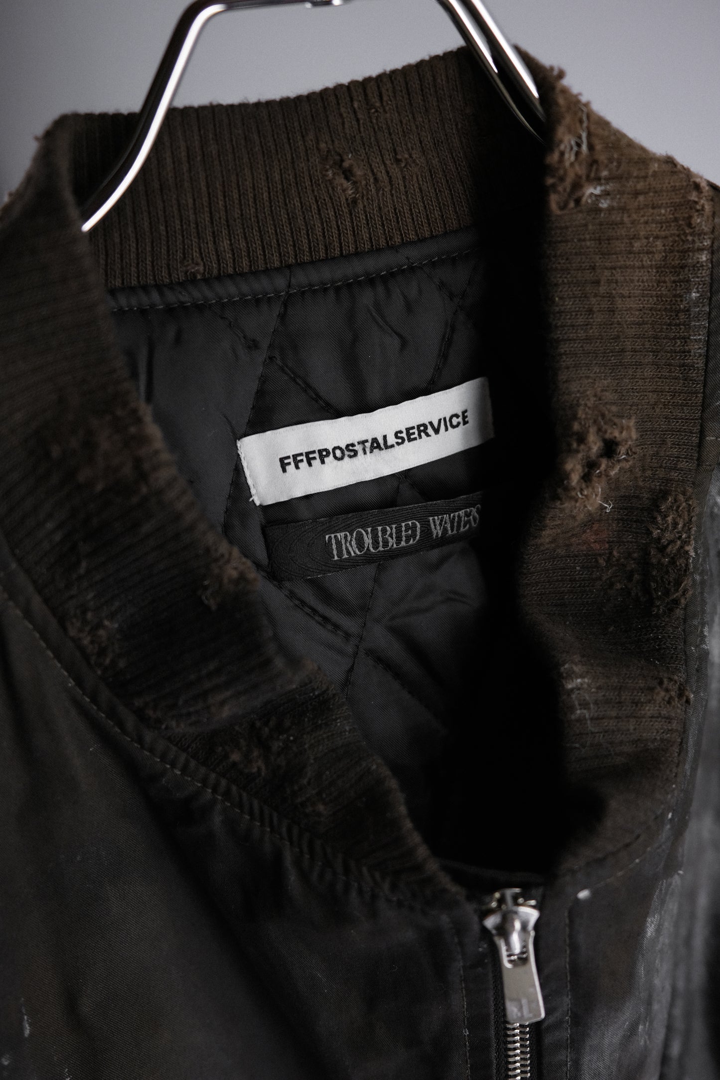 TROUBLED WATERS x FFFPOSTALSERVICE 2024 - Coated Bomber Jacket (SAMPLE)