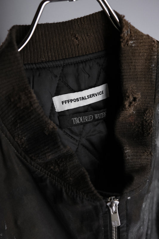 TROUBLED WATERS x FFFPOSTALSERVICE 2024 - Coated Bomber Jacket (SAMPLE)