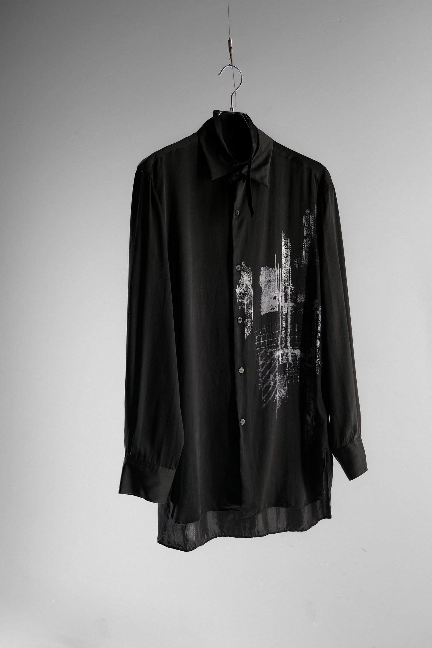 Y's Yohji Yamamoto F/W2023 - Printed Silk Shirt