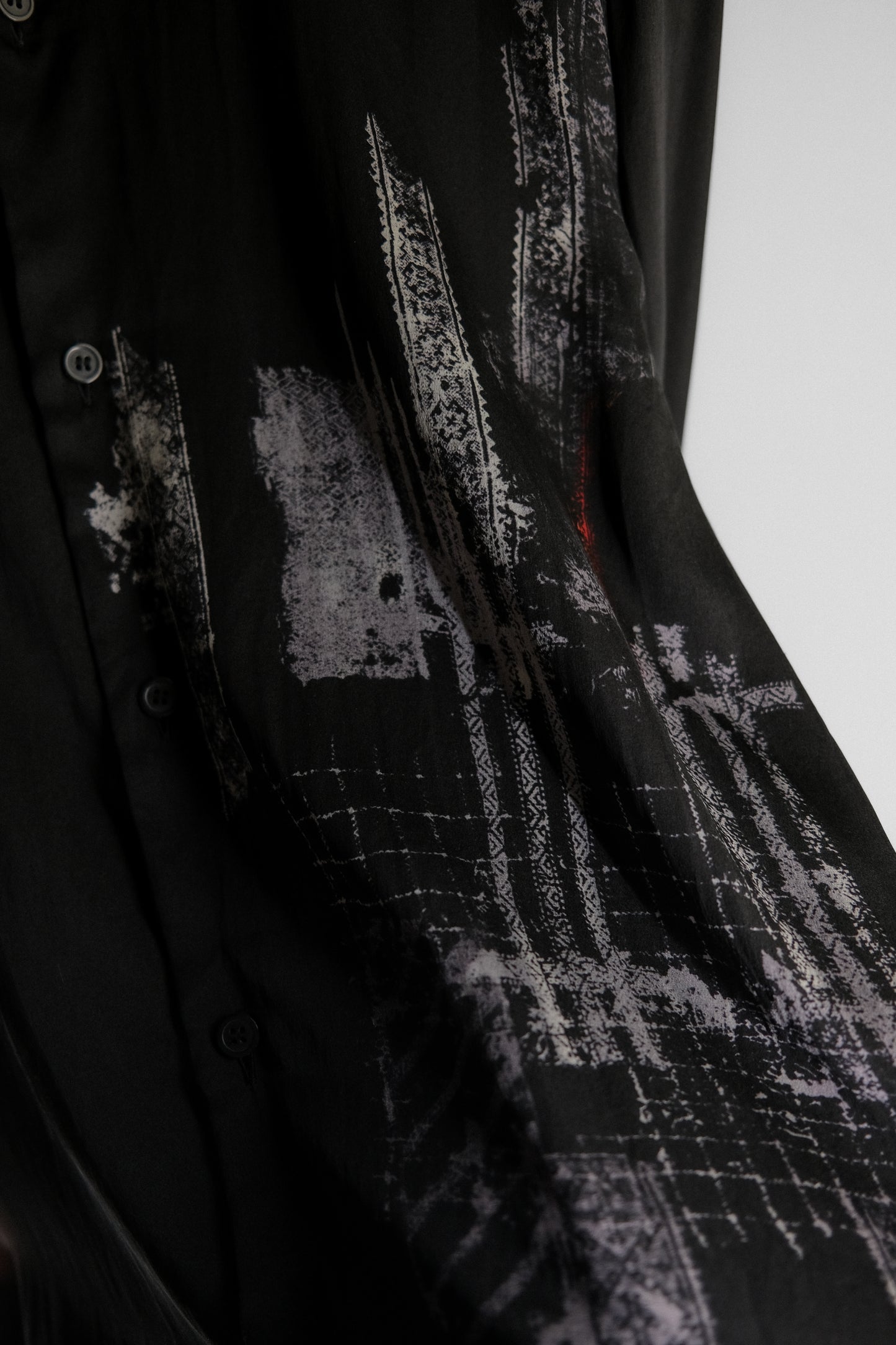 Y's Yohji Yamamoto F/W2023 - Printed Silk Shirt