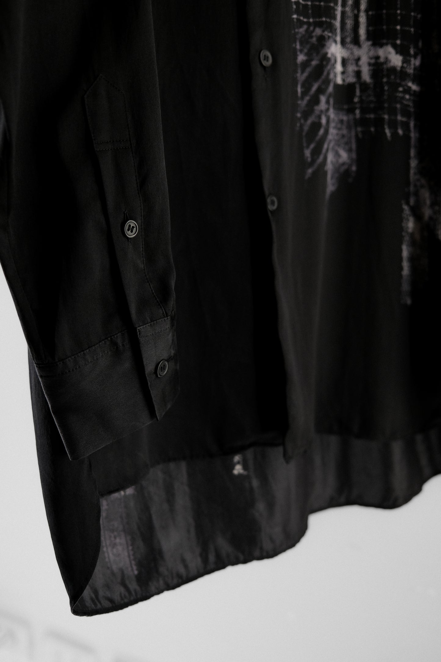 Y's Yohji Yamamoto F/W2023 - Printed Silk Shirt