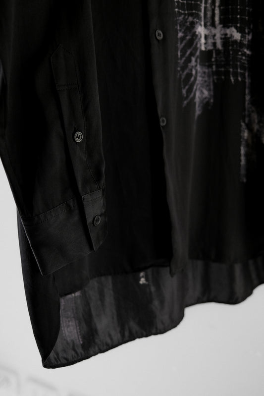 Y's Yohji Yamamoto F/W2023 - Printed Silk Shirt