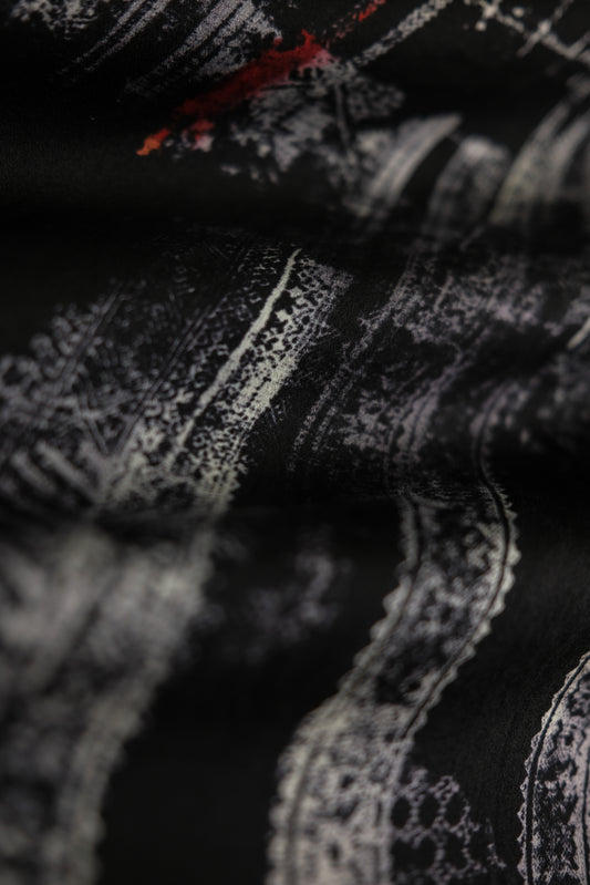 Y's Yohji Yamamoto F/W2023 - Printed Silk Shirt