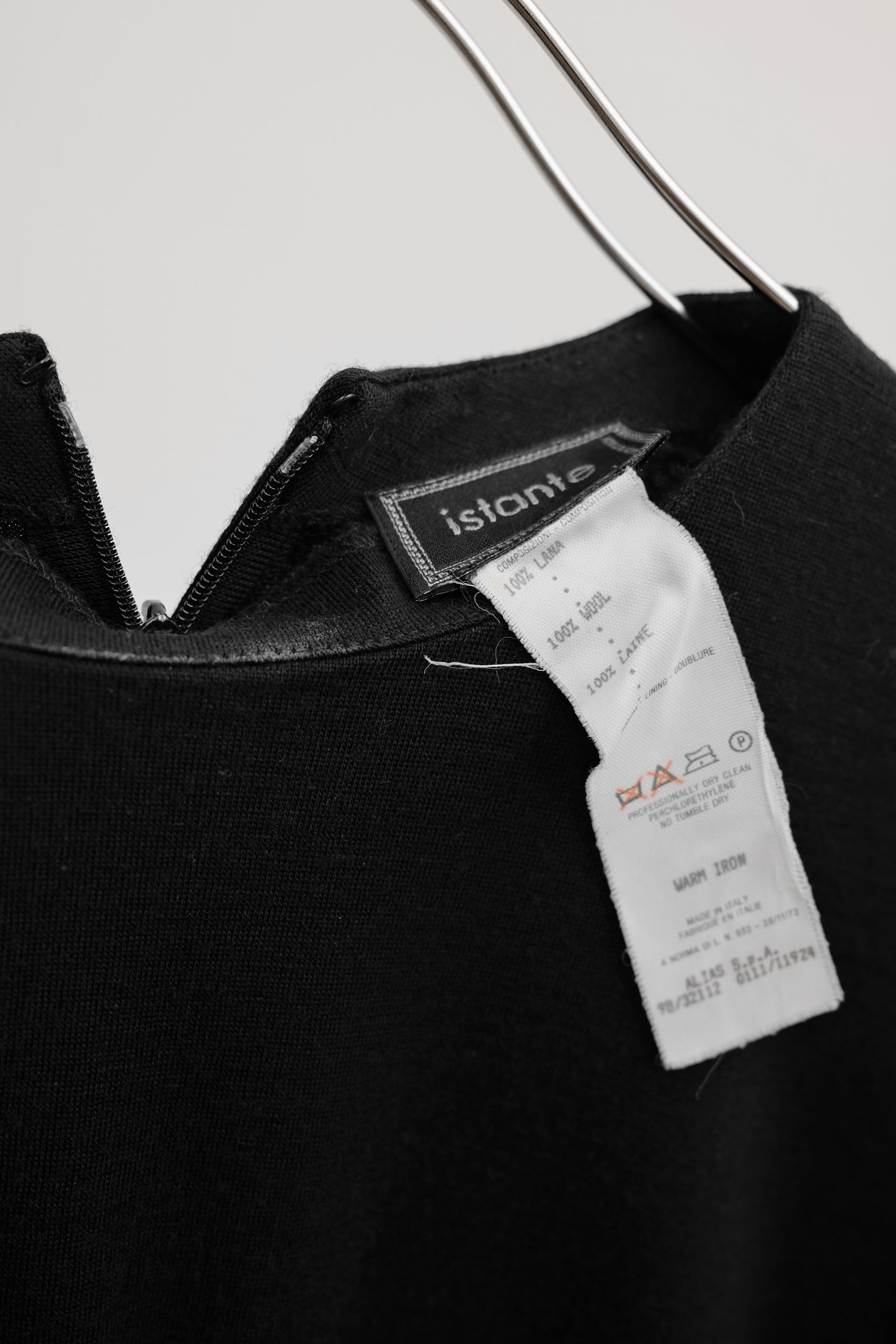 Istante by Versace 1998 - Gathered Wool Cut & Sew