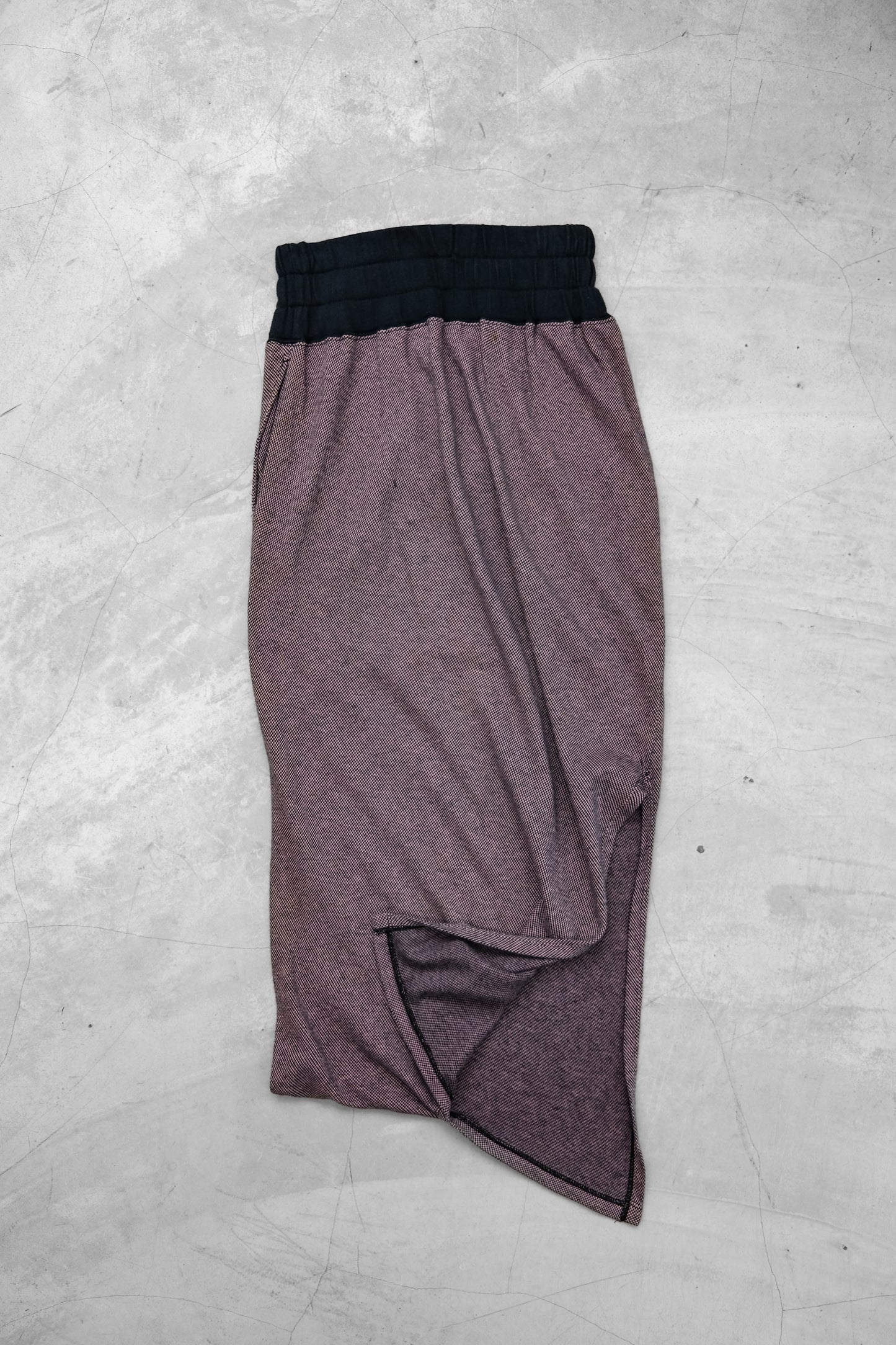 ISSEY MIYAKE 1980s - Asymmetric Knit Skirt