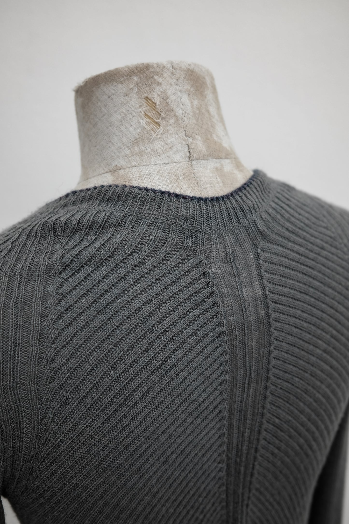 Y’s Yohji Yamamoto F/W2008 - 2-Tone Glove Sleeve Rib Knit