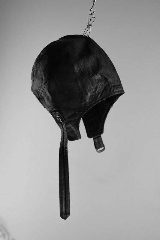 Julius F/W2025 - Coated 12oz Denim Flight Cap